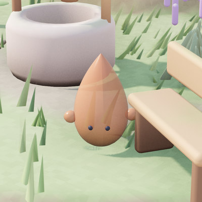 A jelly drop resident